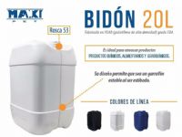 BIDON de Polietileno 20 Lt. R-53